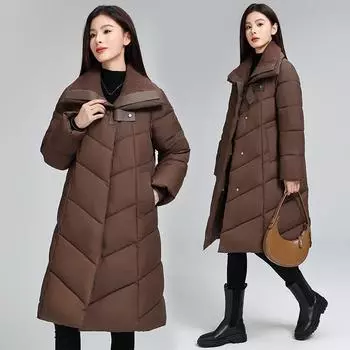 В моде пуховые изделия выше колена, средней и длинной длины, приталенные и тонкие, утолщенные куртки, пиджаки и одежда для женщин. M чёрный