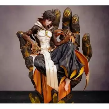 В наличии Genshin Impact Zhongli Фигурка Игрушка Коллекция ПВХ Модель Аниме Подарок