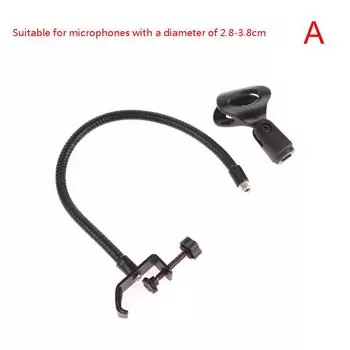 В наличии Гибкая микрофонная стойка типа «гусиная шея» Xdph с настольным зажимом для радио