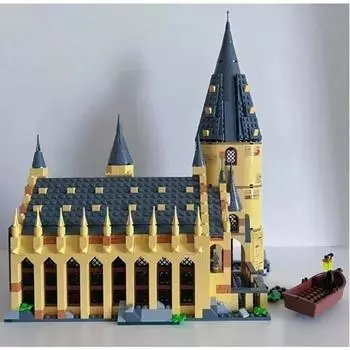 В наличии Город Большой зал Строительные блоки Модель Кирпичи Наборы Подарки Игрушки для детей Дети Мальчики Девочки Рождественский подарок