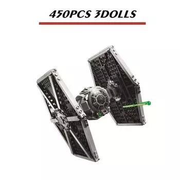 В НАЛИЧИИ Imperial Tie Fighter Stars Fighter Space Wars Фигурки FIT 75300 Модель Строительные блоки Кирпичи Дети Мальчики Игрушки Подарок
