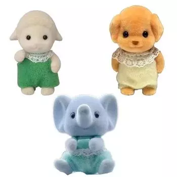 В наличии Лесной кролик Пудель Овца Детеныш Животное Фигурка Игрушка Серия Масштаб Кукольный Дом Миниатюры Аксессуары Кукольный Фестиваль Семейный Подарок 5cm There is a box