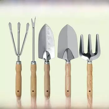 В наличии: Садовая лопата из нержавеющей стали для посадки и использования на открытом воздухе, идеально подходит для цветной капусты и других овощей.