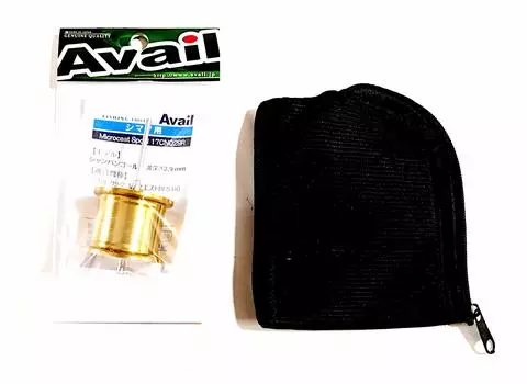 В наличии Shimano 17 Calcutta Conquest BFS Custom Microcast Spool 17CNQ29R Spool Cushion Case Set + (Шампанское золото)