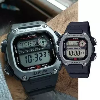 В наличии в универмаге AS военные часы Casio DW-291H для военного учебного центра, водонепроницаемые электронные часы для кемпинга, цифровые спортивные часы