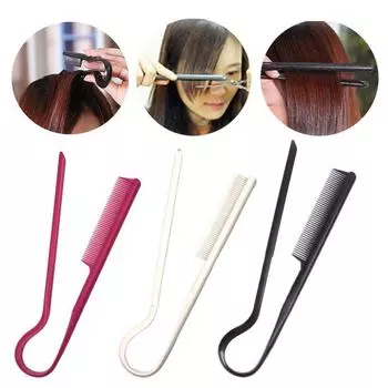 V-образная расческа для выпрямления волос, складная, для домашнего салона, для женщин, выпрямитель для волос, расческа, портативная, инструменты для укладки волос в парикмахерских розы красного