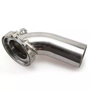 V-образный адаптер Турбо Нержавеющий колено даунпайпа 90 градусов для турбокомпрессора HY35 HX HE351