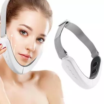 V-образный EMS-аппарат для подтяжки лица с английским голосом, массажер для похудения лица, шеи, удаление двойного подбородка, устройство для укрепления кожи