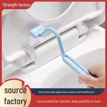 V-образный туалетный ёршик с удлиненной ручкой для бесшовной уборки углов Nordic Pink