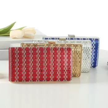 В основном продвигаем новую модную и простую вечернюю одежду, темпераментный замок, ужин, тяжелая промышленность, женская сумка-мессенджер 25*5*12.5 красный