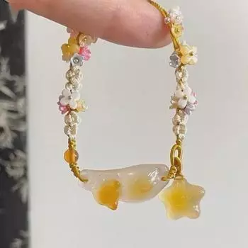 В погоне за осенью: Браслет Osmanthus Cat Star Woven - легкий роскошный нишевый аксессуар