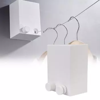 В помещении и на улице выдвижная бельевая веревка 4 м балкон невидимые сушильные веревки вешалка для белья настенная сушилка для белья