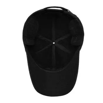 В пожилой шапке Мужская зимняя бейсболка для папы Старик Дедушка Зимняя пожилая защита ушей Хлопковая шапка Мужская Adjustable серый