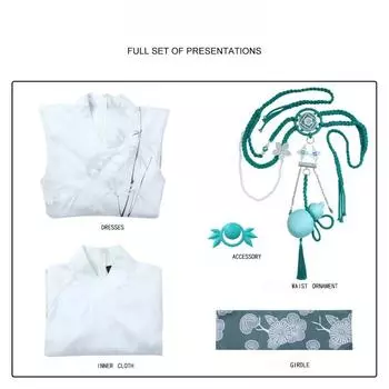 V Qi Identity Shiyi Хэллоуин Леди Косплей Украшение Костюм Набор для Выступления XS