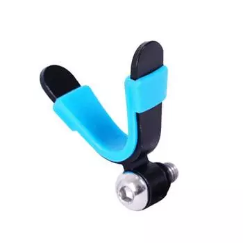 V-Shaped Fishing Pedestals Rod Bracket Head Support Stand Head 8mm Aluminum Rod Holder Head Fishing Tackle Accessories 1 чёрный