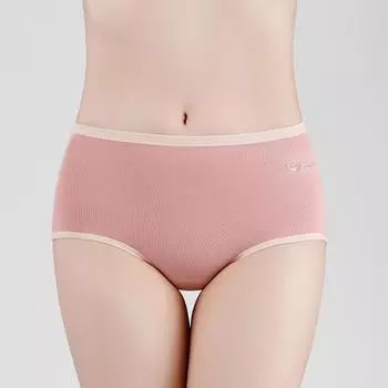 В штучной упаковке 4 хлопка, антибактериальное женское нижнее белье со средней талией, нижнее белье с принтом, простые модные треугольные брюки L