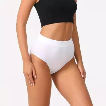 В сочетании с нижним бельем Ms Tall Waist Belly In Carry Buttock из полиамида, не оставляющего следов, чистого цвета, дышащее бесшовное нижнее белье S