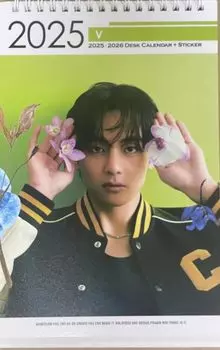 V Tete Goods 2025 2026 Настольный календарь на 2 года Bangtan Boys Bangtan - (В)
