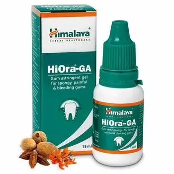 В УПАКОВКЕ 10 X Himalaya Hiora-GA 15 мл Вяжущий гель для жевательной резинки