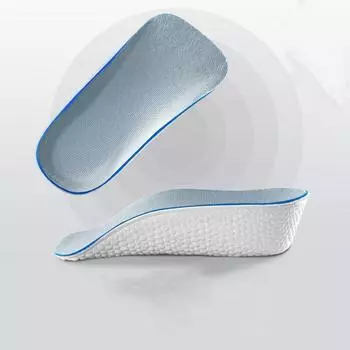 В упаковке 1 пара усиленной вентиляции, унисекс, вставки для подъема пятки, высота стельки для увеличения высоты стельки 1.5cm синий