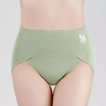 В упаковке 4 пары хлопкового нижнего белья с высокой талией, антибактериальное женское нижнее белье с принтом, дышащие и модные трусы L