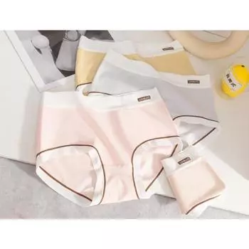 В упаковке 4 шт. антибактериального женского нижнего белья, хлопковое нижнее белье, дышащие и удобные трусы L
