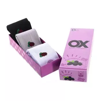 В упаковке 6 низких носков OX со свежим ароматом, один размер 36-41. TU разноцветный