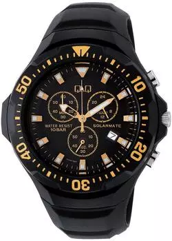 [В&В] Часы SOLARMATE Chronograph H034-003 мужские черные