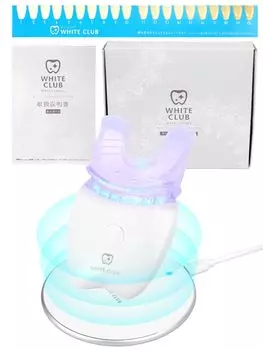 В ЯПОНИИ Отбеливающий светодиодный излучатель отечественного производства, набор для отбеливания зубов, медицинское беспроводное зарядное устройство, включенное в комплект, домашнее отбеливание [СДЕЛАННЫЙ продукт]