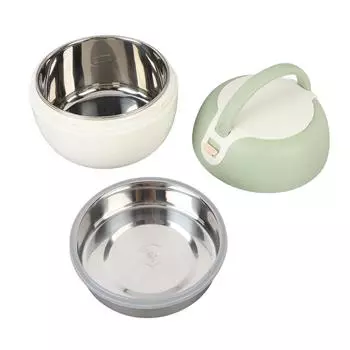 Vacuum Insulated Food Container 304 Stainless Steel Leakproof Portable Insulated Lunch Box Hot Food Green