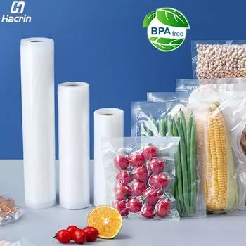 Vacuum Packaging Bags Roll Vacuum Sealer Bags for Food Vacuum Packed Bag Roll Vacuum Storage Bags 500cm/Rolls Vacuum Bags Rolls