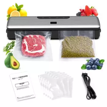Vacuum Packing Vacuum Food Household Automatic Vacuum Packing Small Vacuum Degassing 70Kpa Strong 100 Continuous 15 Dedicated 5 in 1 Degassing and PSE