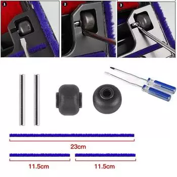 Vacuum Parts 3pcs Soft Plush Strips For Dyson V6 Kitchen Cleaning Tools