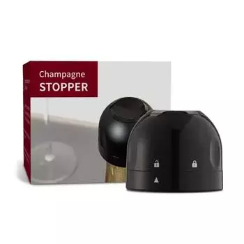Vacuum Wine Bottle Cap Stopper Sealed Storage Vacuum Memory Wine Stopper Push Style Barware Wine Cork Black Bar Tools