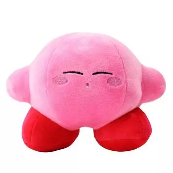 Vadodie Nintendo Game Toy Cute Doll Waldo Gift Kirby Childrens Plush Toys Pink Closed Eyes
