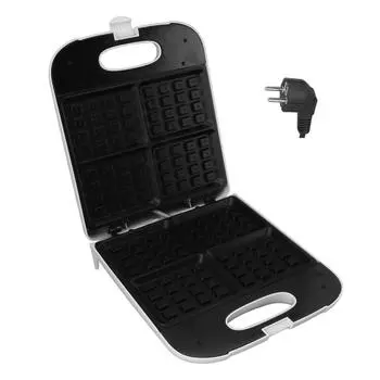 Вафельница с автоматическим контролем температуры 1400 Вт Мини-вафельница с антипригарным покрытием L