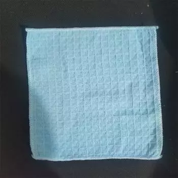 Вафельное домашнее кухонное впитывающее полотенце для мытья посуды быстросохнущее серый