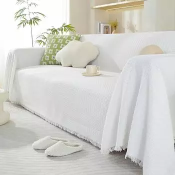 Вафельный чехол для дивана, полное покрытие, хлопковый диван, универсальный чехол для дивана Four Seasons, универсальный универсальный чехол 180*130CM