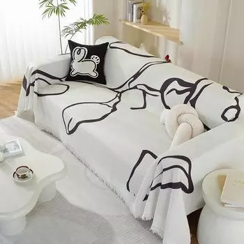 Вафельный чехол для дивана, универсальный чехол для дивана Four Seasons, универсальный чехол для дивана, универсальный чехол для дивана, подушка для дивана 90x180