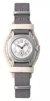 [Vag Watch Company] Наручные часы COUSSIN MIL (Подушка Мил) GUIDI & ROSELLINI с кожаной основой CO-S-007-03WT Серый