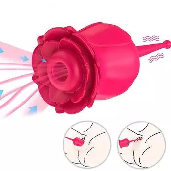 Вагина, сосание, вибратор, клитор, присоска для сосков, массаж точки G, оральное лизание, секс-игрушки для женщин, стимуляция клитора, цветок розы
