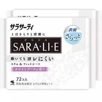Вагинальные салфетки Sarasaati Sararie White Bouquet Scent 72 шт. x 2 шт. [Оптовая закупка]