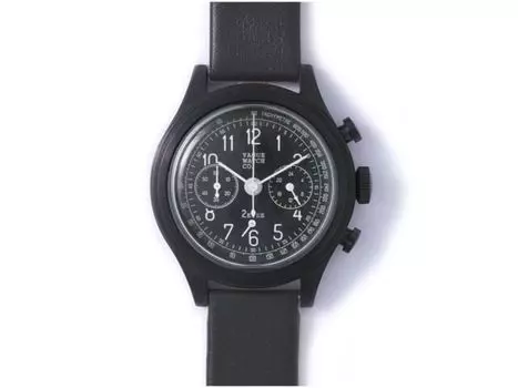 VAGUE WATCH Co.. Часы 2EYES Chronograph 2C-L-003 Черный кожаный ремешок Аналоговые НОВЫЕ