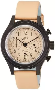 [Vague Watch Company] Часы 2EYES Chronograph 2C-L-001 бежевый