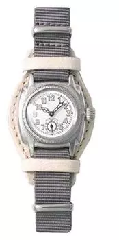 [Vague Watch Company] Наручные часы COUSSIN MIL (Подушка Мил) GUIDI & ROSELLINI с кожаной основой CO-S-007-03WT Серый