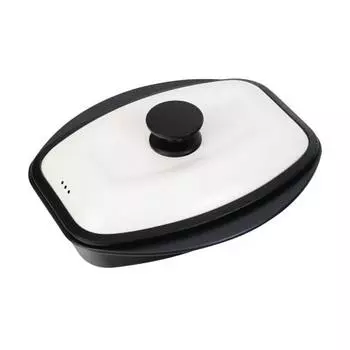 Вахей Фрайз Гриль в микроволновке! Кастрюля для микроволновой печи M 7-в-1 для приготовления пищи Выпечка Жарка с перемешиванием Варка Варка на пару Готовка на пару Разогрев Можно мыть в посудомоечной машине Сковорода-гриль Термостойкая