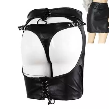 VaHppy Короткие юбки SM БДСМ Одежда костюмы для взрослых Сексуальное нижнее белье с обнаженными ягодицами Анальный секс в любое время Регулируется Подходит для любой кожи