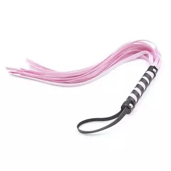 VaHppy PU 34 + 11 см, 42 г, 3 цвета, кнут для ролевых игр, кисточка, хвост, обернутая ручка, секс-игры, игрушки