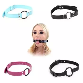 VaHppy SM БДСМ Секс-игрушки Кляп Глубокая глотка Оральный секс Фелляция Компульсивное слюнотечение Уплотнительное кольцо 4,8 СМ Парные игры Косплей