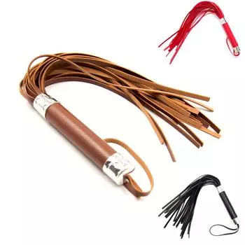 VaHppy Whip 3color 50 см 100 г PU Пара Флирт Порка Альтернативная стимуляция Секс-игрушки Королева Сценическое шоу